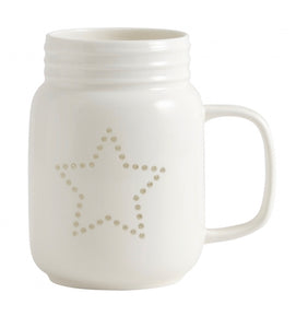 Ceramic Star Mug / T Light Holder WERE £9 NOW £2