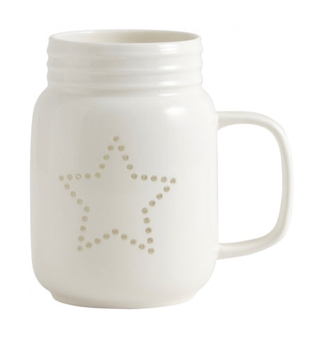 Ceramic Star Mug / T Light Holder