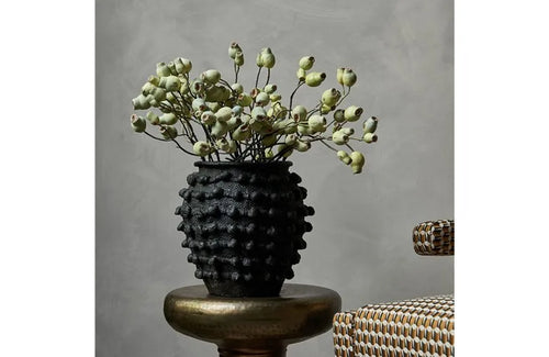 Large Black Massimo Vase DELIVERY WITHIN 3-5 DAYS