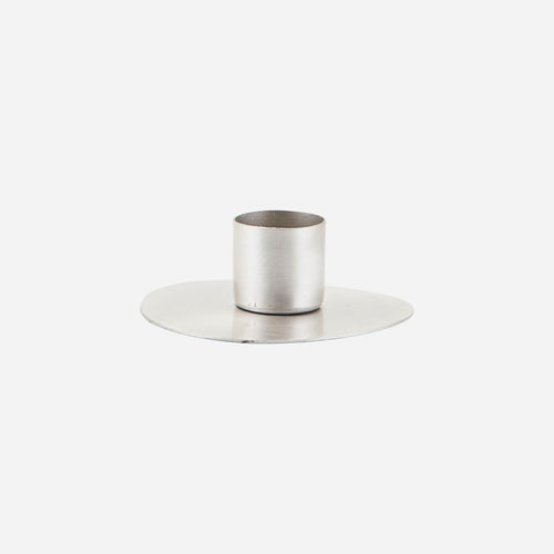 House Doctor Circle Candle Holder in Silver WERE £4 NOW £2